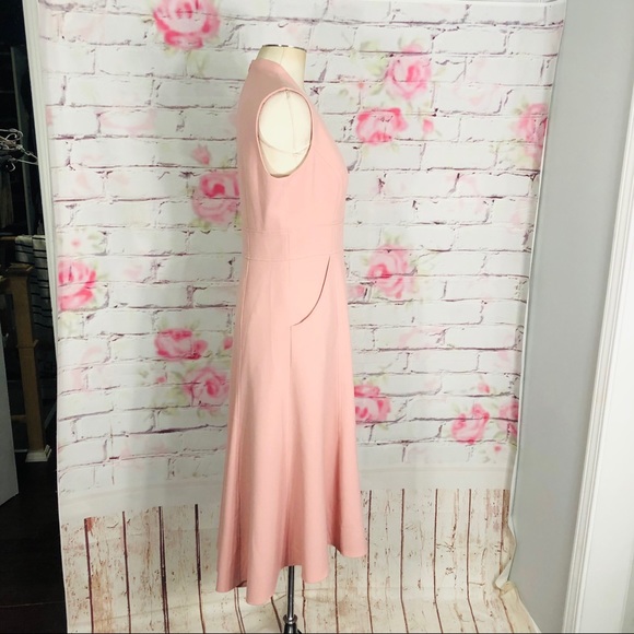 Eliza J sleeveless high low soft pink midi dress - Picture 12 of 16